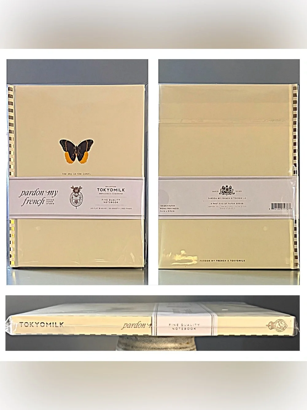 PARDON MY FRENCH X TOKYOMILK Limited Edition Margot Elena Notecards Notebook Wax